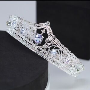 Swarovski Crystal Silver Tiara
